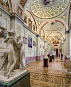 Canova Sculptures in Gallery of the History of Ancient Paintings, Hermitage Museum