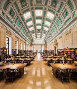 Loker Reading Room, Harvard University Widener Library. Cambridge.